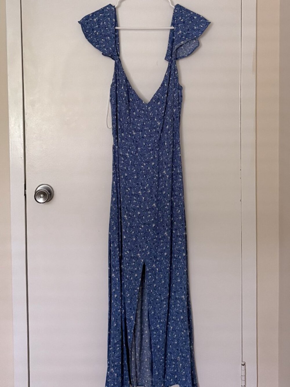 Reformation Blue Dress